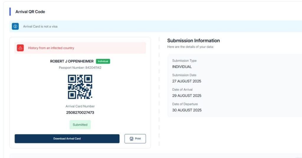 all indonesia ankunft qr code
