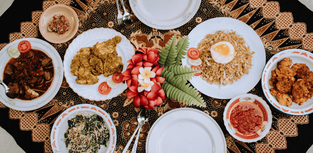 Traditionelles Essen in Bali
