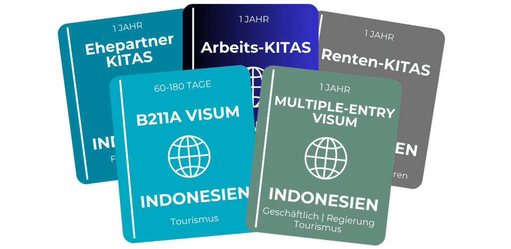 e-Visum Optionen für Indonesien