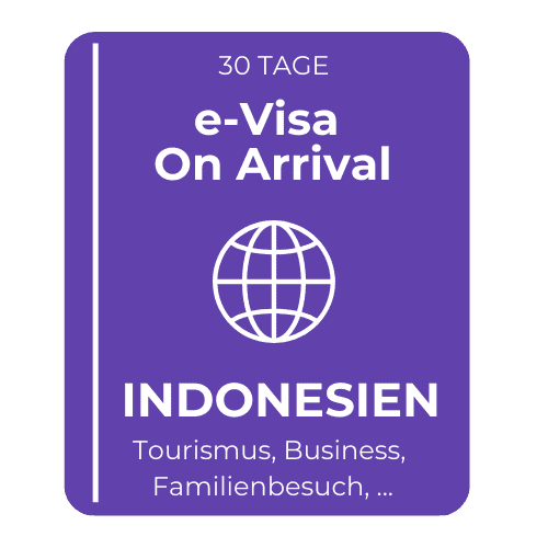 e visa on arrival indonesien