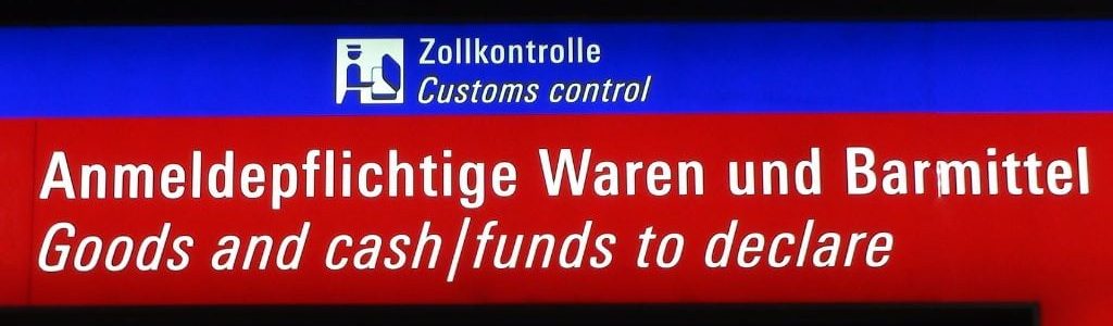 Zollpflichtige Ware für Einreise nach Indonesien