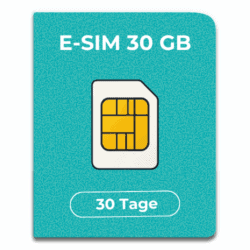 eSIM Indonesien (inkl. Bali) 30 GB / 30 Tage
