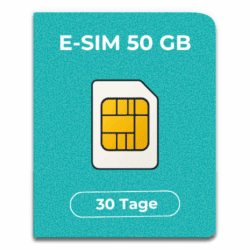 eSIM Indonesien (inkl. Bali) 50 GB / 30 Tage