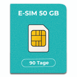 eSIM Indonesien (inkl. Bali) 50 GB / 90 Tage