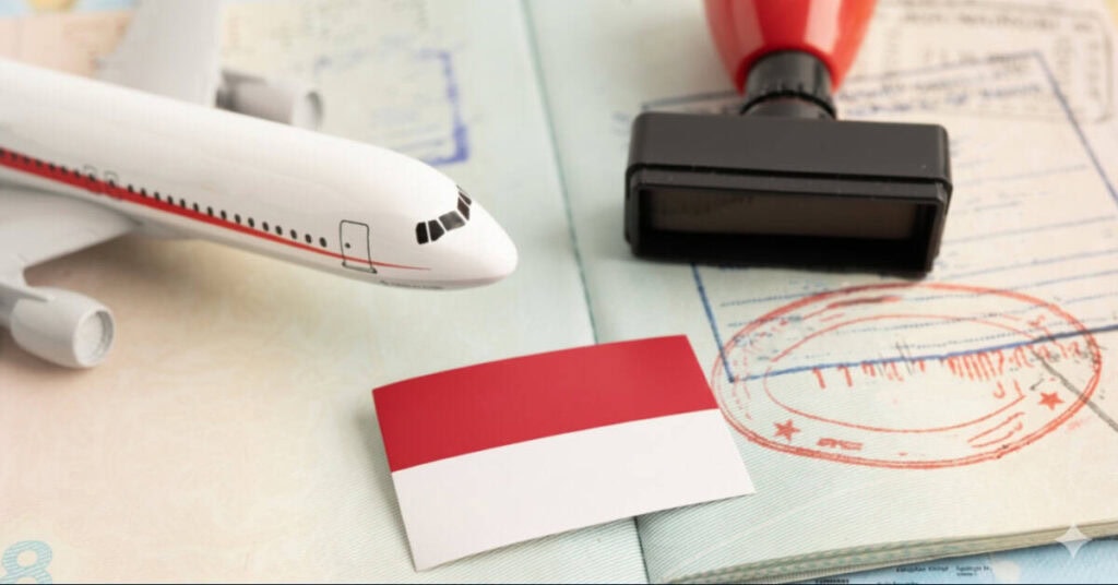 Reisepass mit Visum für Bali