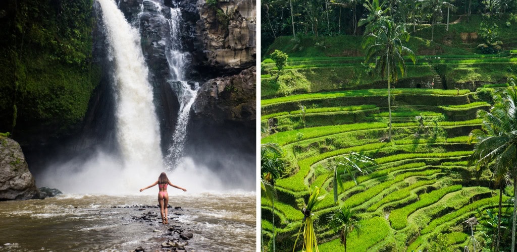 Sehenswürdigkeiten in der Natur von Bali